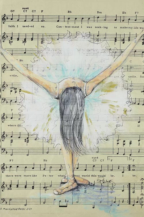 Painted Dancer by Sara Riches wall art