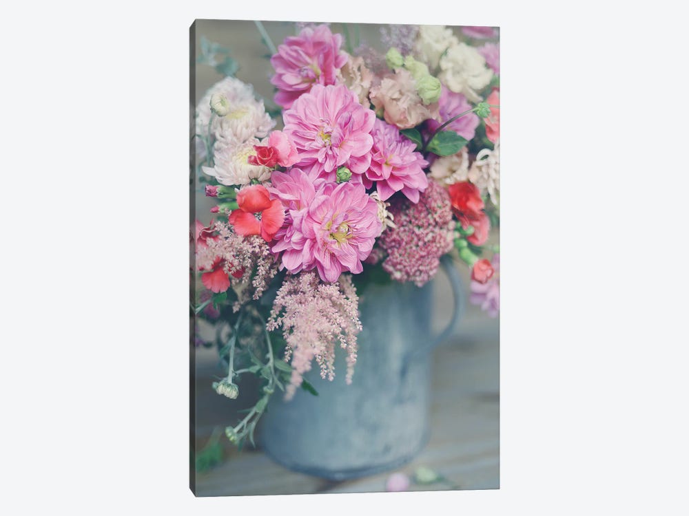 Spring Floral Arrangements by Sarah Jane 1-piece Canvas Art Print