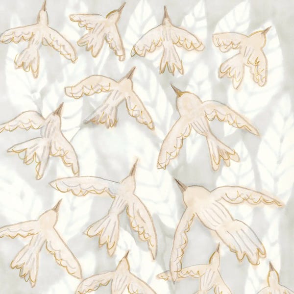 Nature's Soft Bird Tapestry