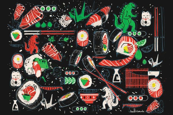 Sarah Kamada: Sushizilla by Sarah Kamada