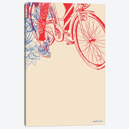 Bicycle Canvas Print #SRK18} by Sarah Kamada Canvas Print