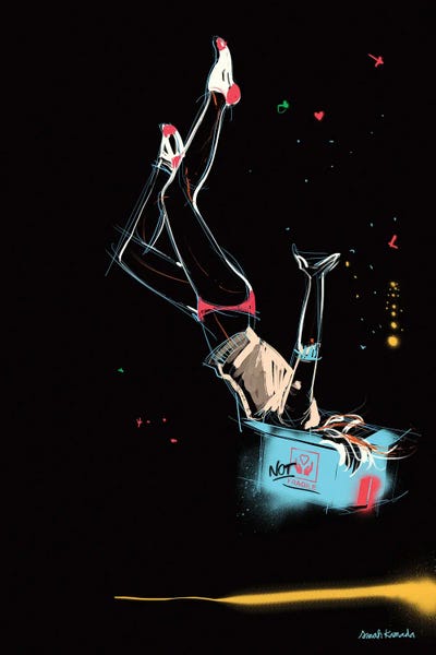 Not Fragile by Sarah Kamada acrylic art print