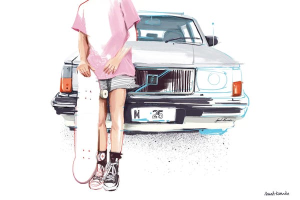 Sarah Kamada: Skateboard by Sarah Kamada