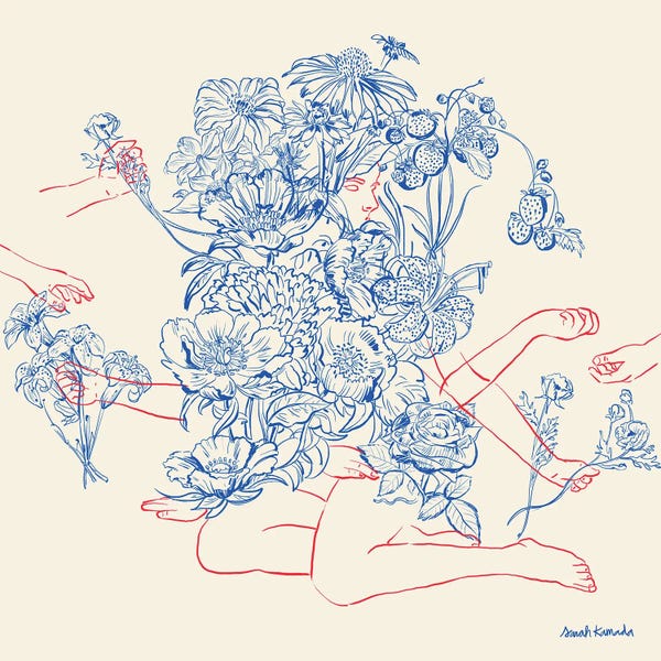 Sarah Kamada: Flowers Love by Sarah Kamada
