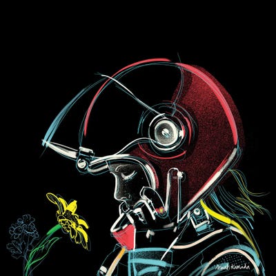 Hello My Friend by Sarah Kamada acrylic art print