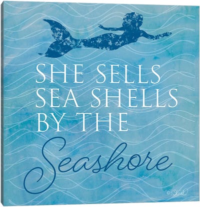 She Sells Seashells Canvas Art Print