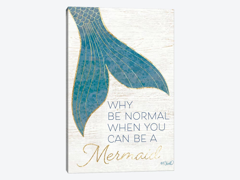 Why be Normal? by Kate Sherrill 1-piece Canvas Print