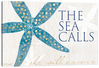 The Sea Calls Canvas Art Print