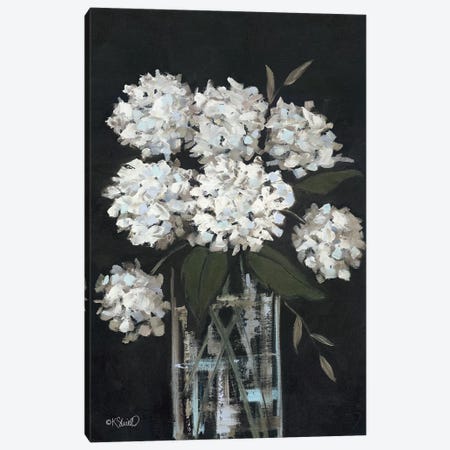 White Hydrangeas I Canvas Print #SRL34} by Kate Sherrill Canvas Art Print