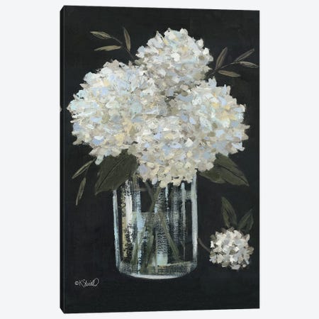 White Hydrangeas II Canvas Print #SRL35} by Kate Sherrill Canvas Art Print