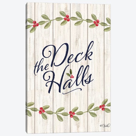 Deck The Halls E Canvas Print #SRL36} by Kate Sherrill Art Print