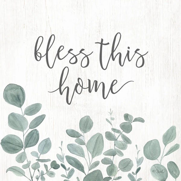 Home For The Holidays: Bless This Home Eucalyptus by Kate Sherrill