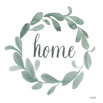 Welcome Home Wreath by Kate Sherrill canvas print