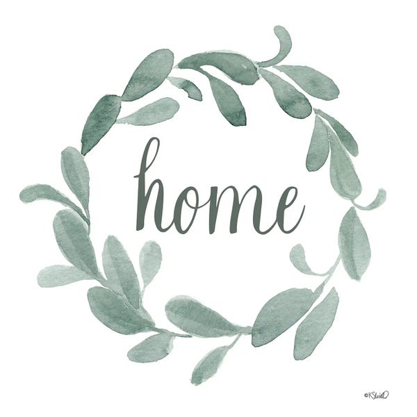 Eucalyptus: Welcome Home Wreath by Kate Sherrill