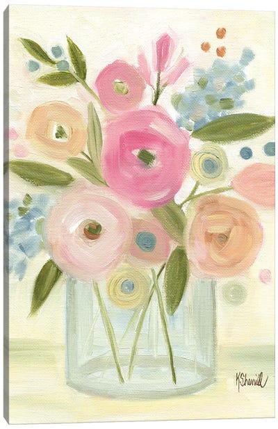 Bright Bouquet Canvas Art Print