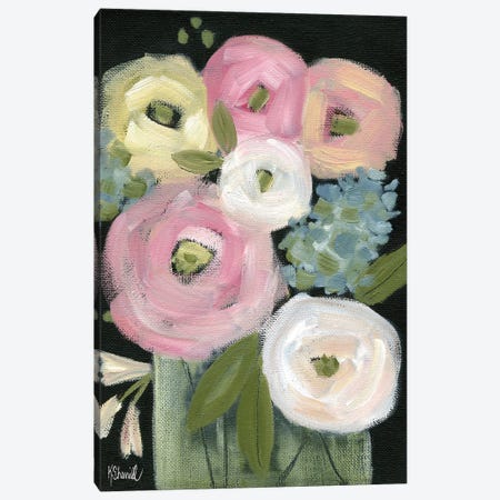 Colorful Blooms Canvas Print #SRL50} by Kate Sherrill Canvas Wall Art
