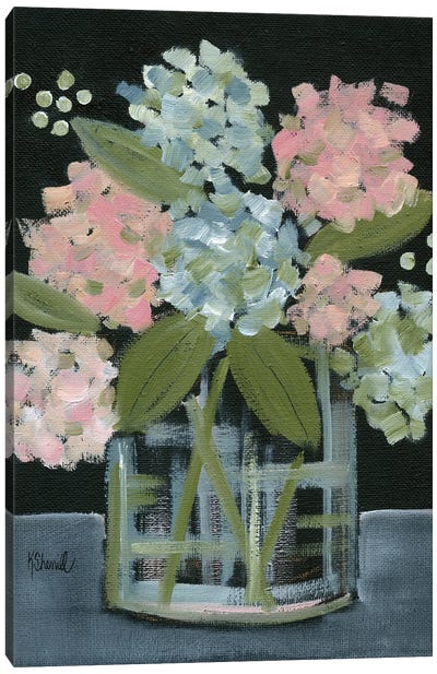 Hydrangea Bouquet Canvas Art Print