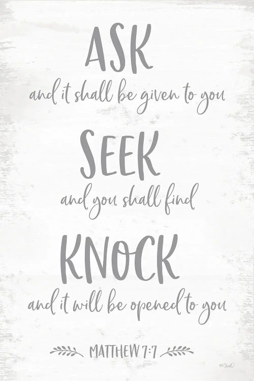 Mathew 7:7