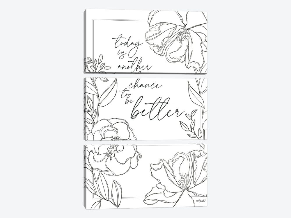 Today Is Another Chance by Kate Sherrill 3-piece Canvas Print