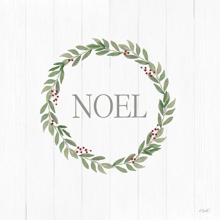 Noel Wreath by Kate Sherrill wall art