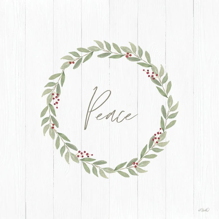 Peace Wreath by Kate Sherrill wall art