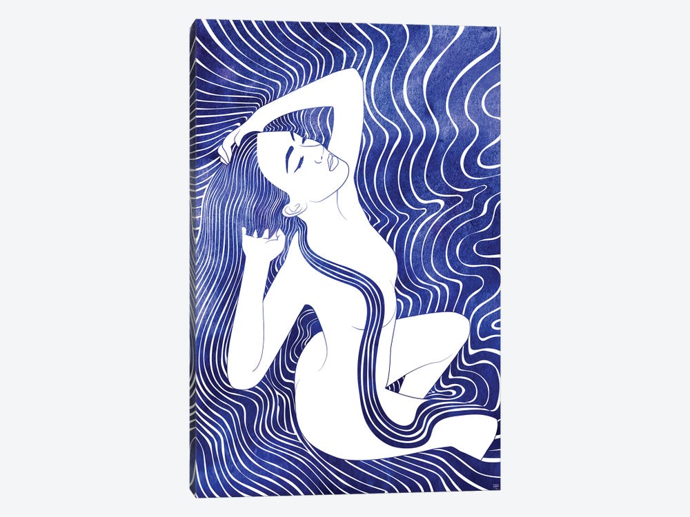Water Nymph CIII by sirenarts 1-piece Art Print