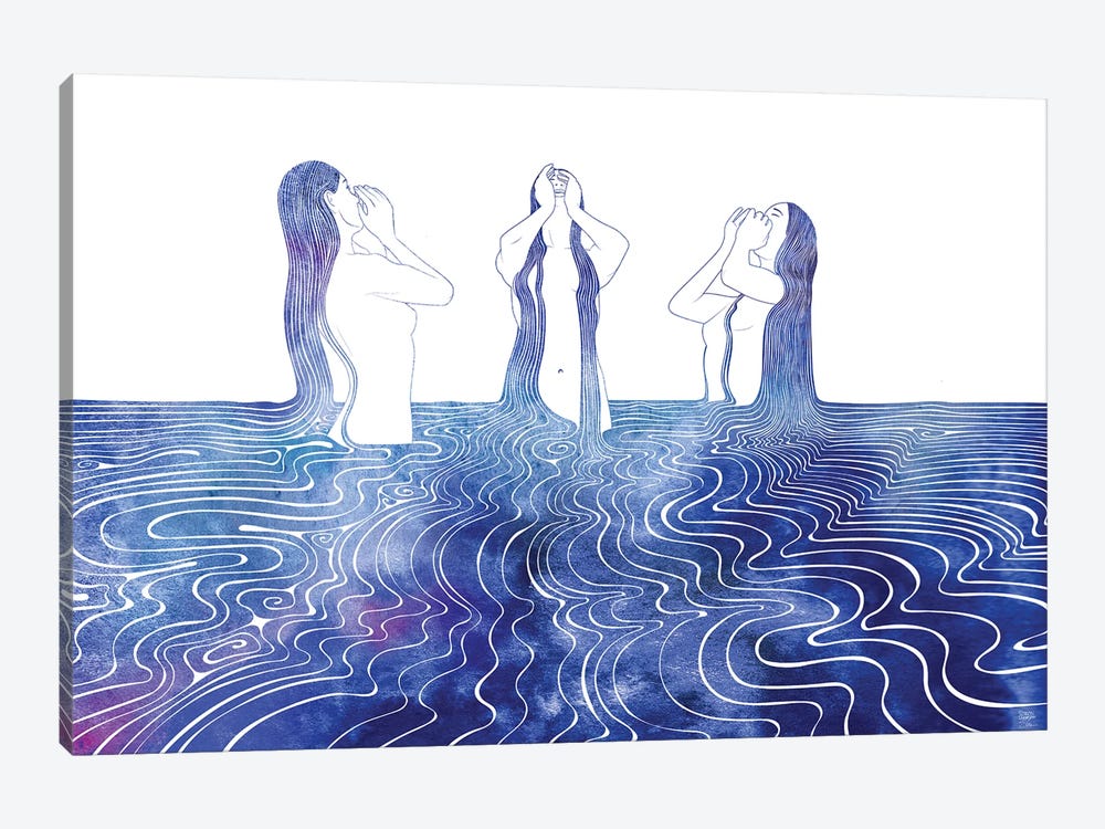 Sirens Song by sirenarts 1-piece Canvas Print