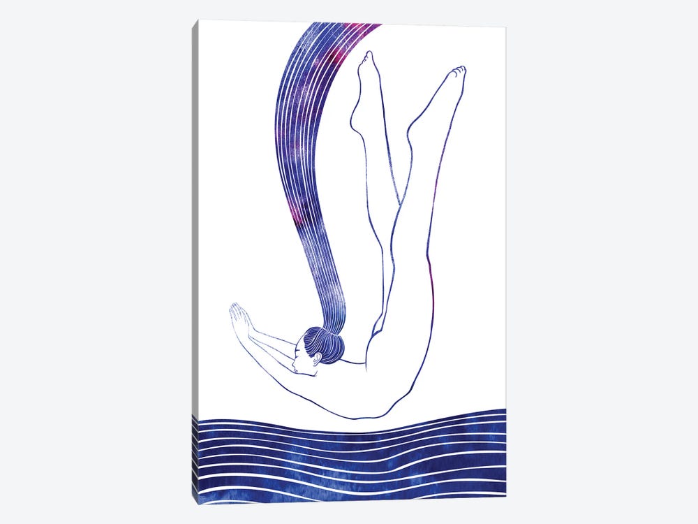 Nereid LXVIII by sirenarts 1-piece Canvas Art Print