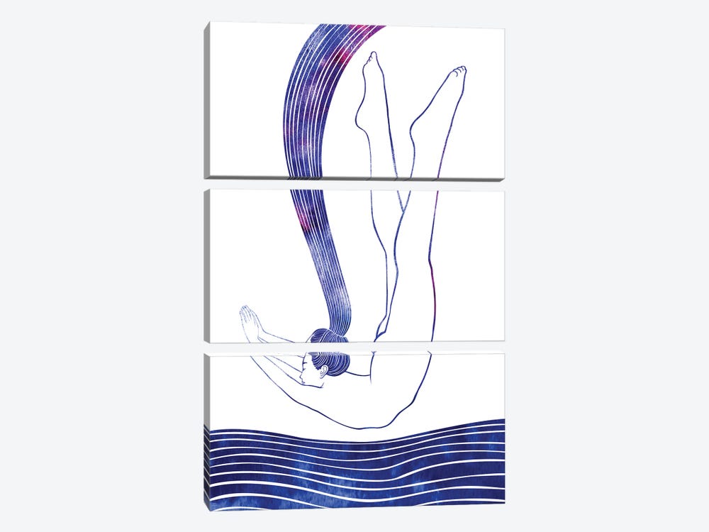 Nereid LXVIII by sirenarts 3-piece Art Print