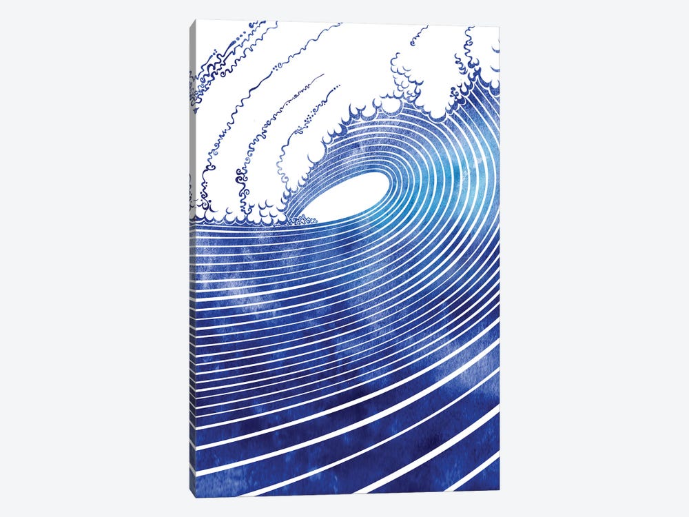 Pacific Waves V by sirenarts 1-piece Canvas Art Print
