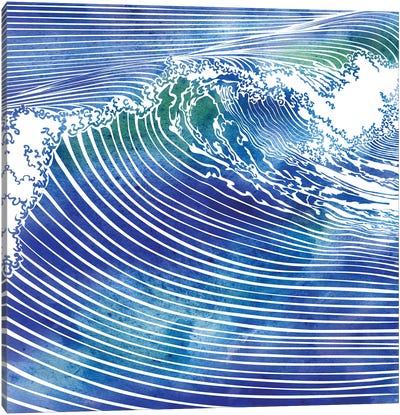 Atlantic Waves Canvas Art Print