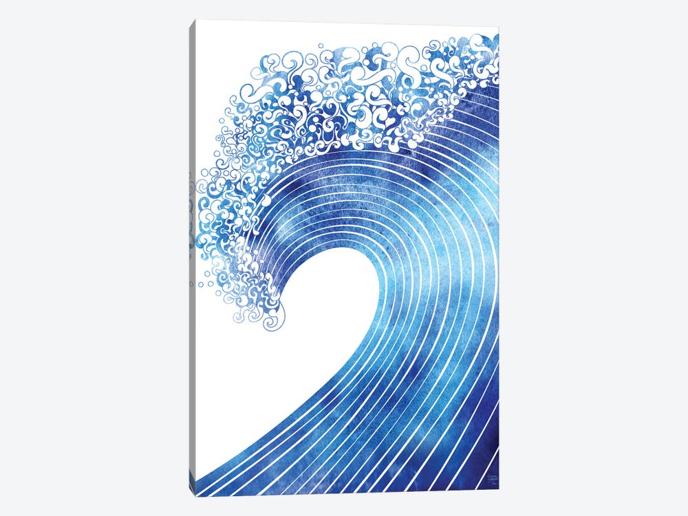 Blue Swell by sirenarts 1-piece Art Print