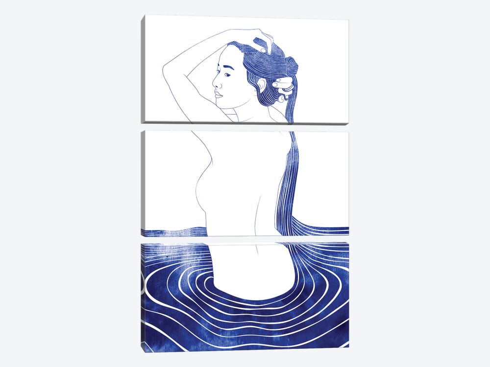 Nesaie by sirenarts 3-piece Canvas Art Print