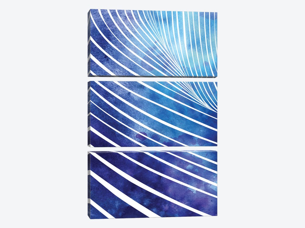 Tide XIV by sirenarts 3-piece Canvas Art Print