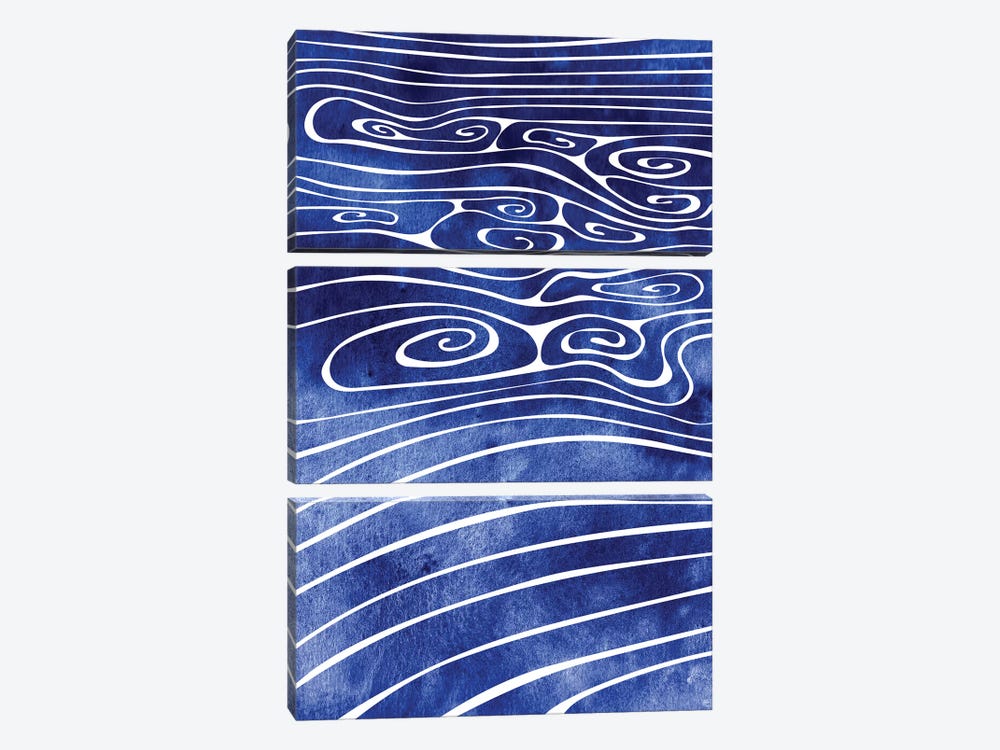Tide XVI by sirenarts 3-piece Canvas Artwork