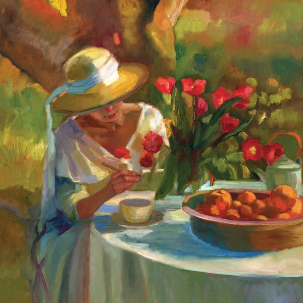 Complementary Colors: Garden Ruminations Contemplation by Sally Rosenbaum