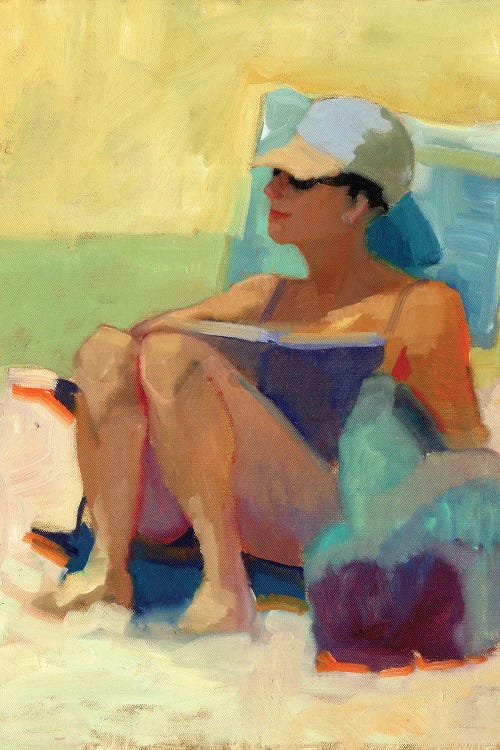 Laguna Beach Girl by Sally Rosenbaum wall art