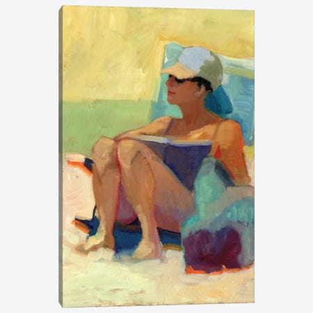 Laguna Beach Girl Canvas Print #SRU19} by Sally Rosenbaum Canvas Art Print