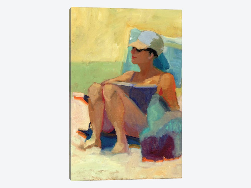 Laguna Beach Girl by Sally Rosenbaum 1-piece Canvas Print