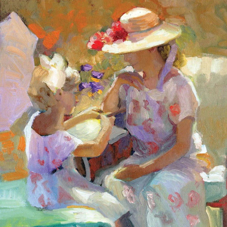 Mother And Daughter by Sally Rosenbaum wall art