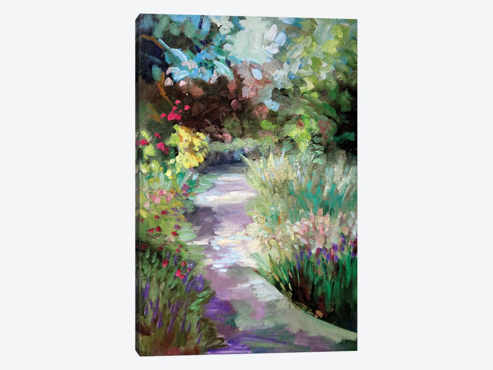 Lavender Path by Sally Rosenbaum 1-piece Canvas Art Print