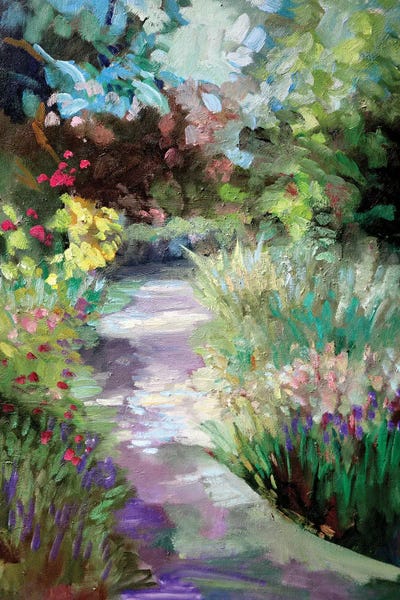 Complementary Colors: Lavender Path by Sally Rosenbaum