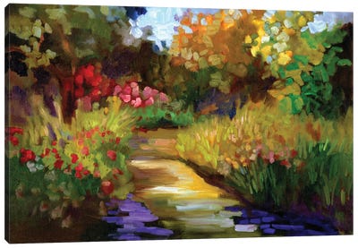 Napa Garden Canvas Art Print - Sally Rosenbaum