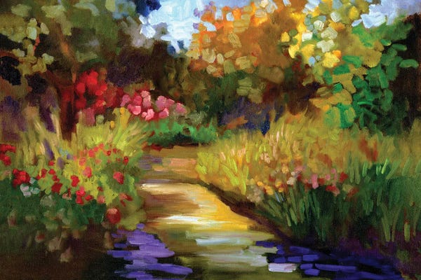 Complementary Colors: Napa Garden by Sally Rosenbaum