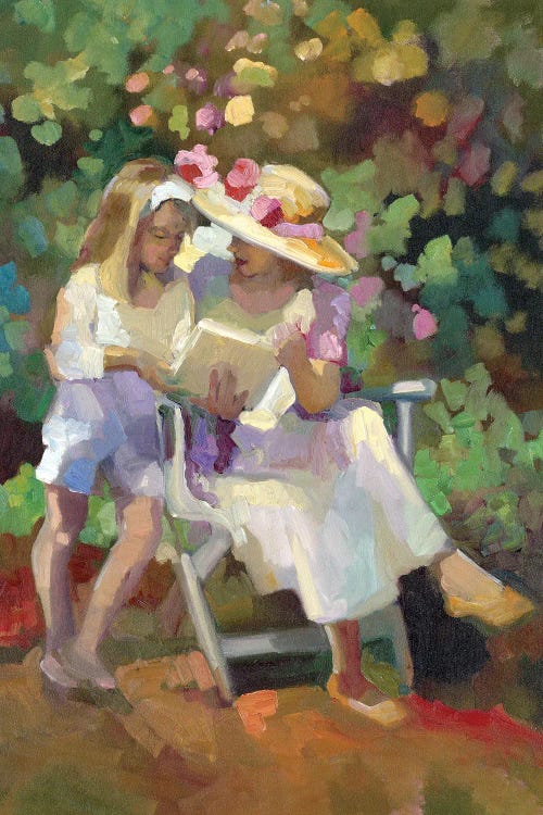 Springtime In The Garden by Sally Rosenbaum wall art
