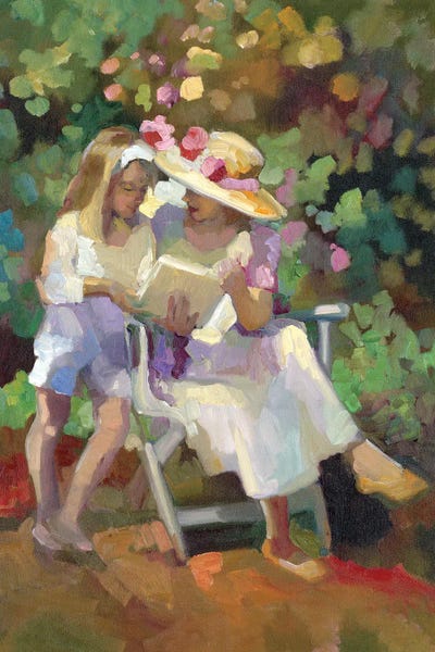 Sally Rosenbaum: Springtime In The Garden by Sally Rosenbaum