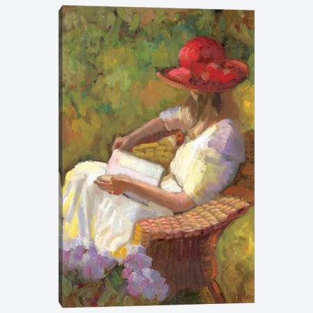 Red Hat Canvas Print #SRU57} by Sally Rosenbaum Canvas Art