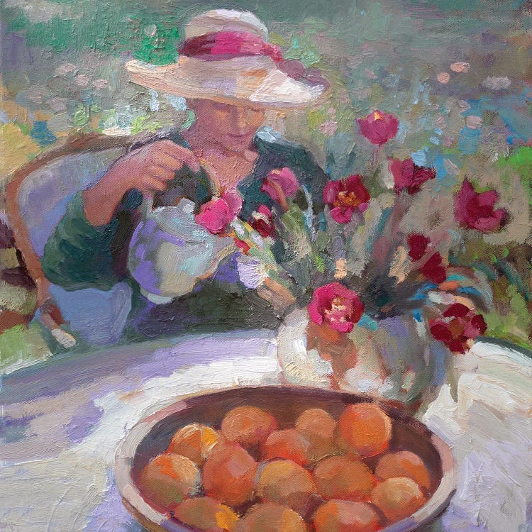 Afternoon Tea by Sally Rosenbaum wall art