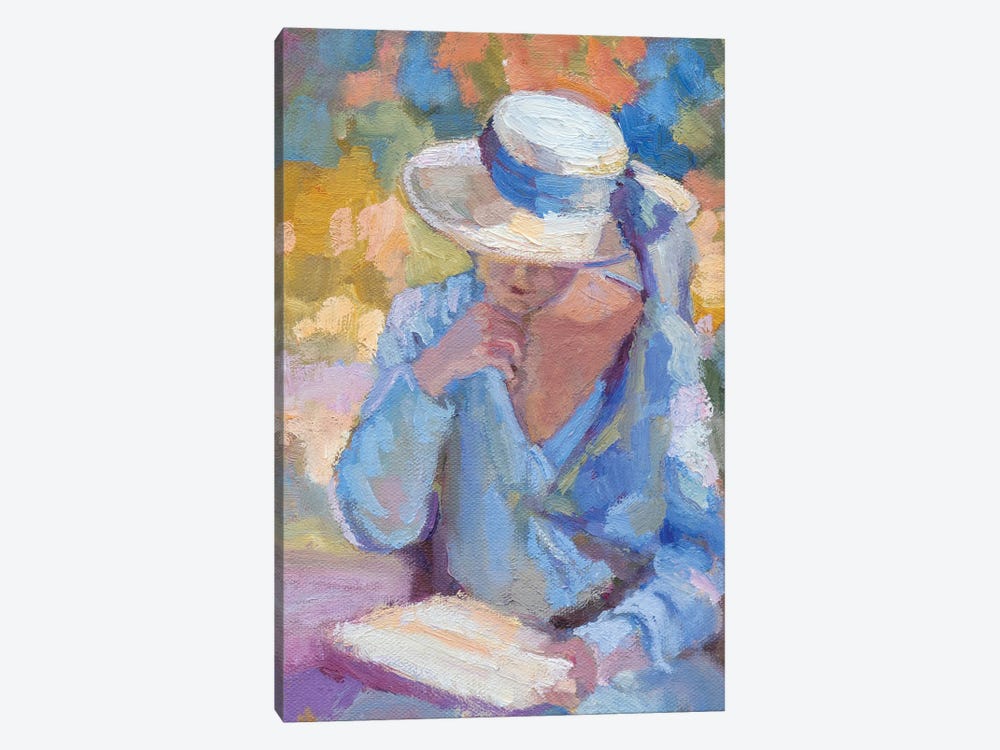 Blue Jenny by Sally Rosenbaum 1-piece Canvas Art Print
