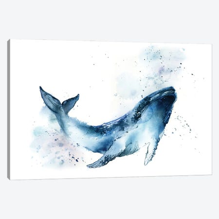Whale Canvas Print #SRV103} by Sophie Rodionov Canvas Art